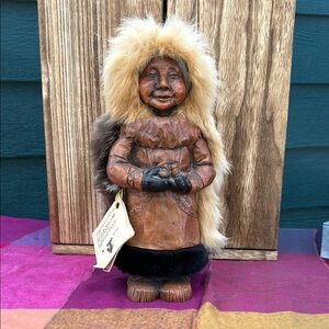 Kiana Eskimo Fur Doll with Rabbit Fur Coat